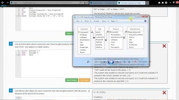 ISM 310 SQL Multi Table Queries