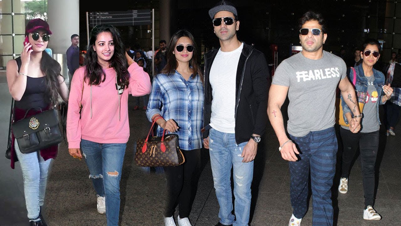 Yeh Hai Mohabbatein Tv Actors TOGETHER At Airport-Raman,Ishita,Shagun,Ruhi,Adi,Mallika,Romi