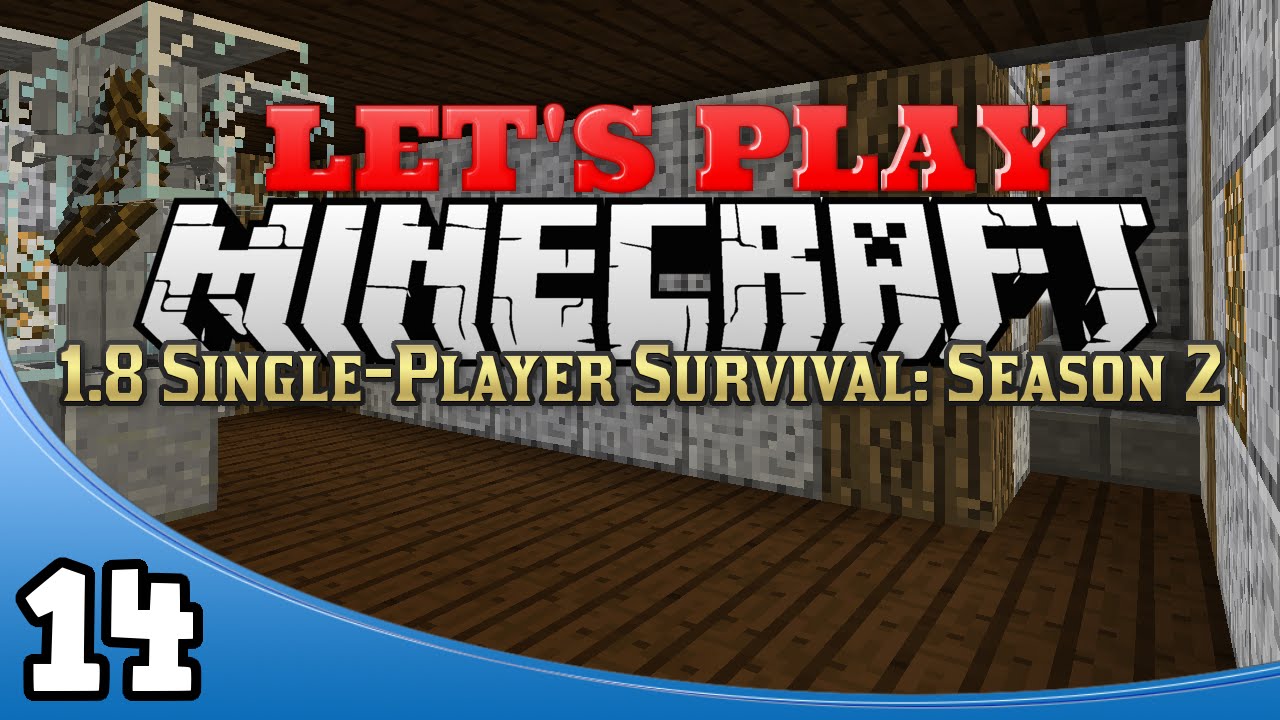 Minecraft 1.8 Single-Player Survival Season 2: Ep. 14: Finishing the Skeleton Farm kid-friendly dc