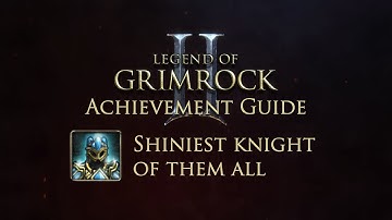 Legend of Grimrock 2. Achievement "Shiniest knight of them all". Full Crystal armor