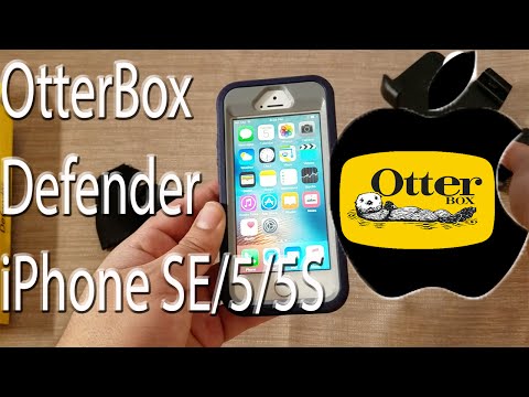 Otterbox Defender Series for the iPhone SE/5/5S in Steel Berry