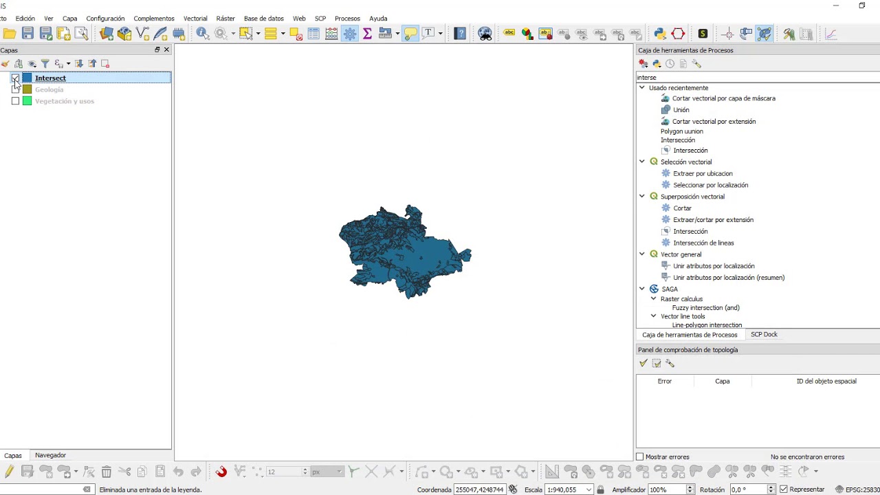QGIS - Geoprocesos: Intersección y Unión camera iphone 8 plus apk