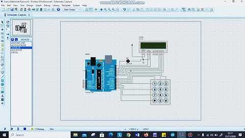 Project membaca Kunci Elektronik dengan Password menggunakan software Proteus 8 dan Arduino IDE