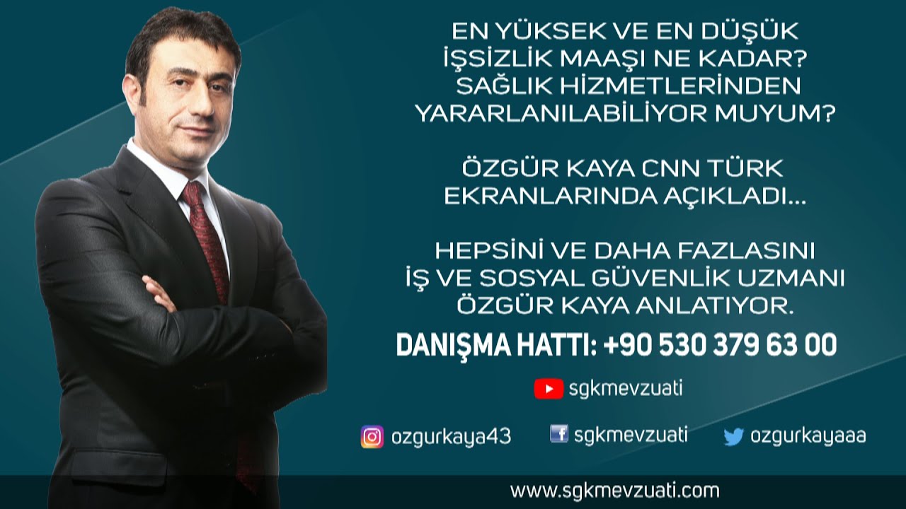 EN DÜŞÜK-YÜKSEK İŞSİZLİK MAAŞI VE SAĞLIK HİZMETLERİ