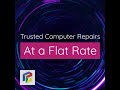 Get your computer repaired at a flat rate, with no surprises. And if we don't fix it, we don't charge.

Visit: www.getatechie.net