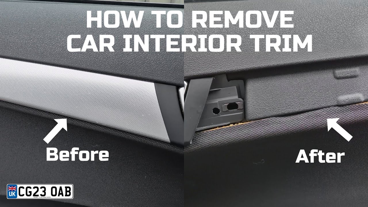How To Remove Your Car Interior Trim - Low Effort & Low Cost - YouTube