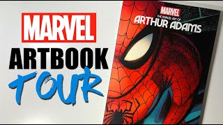 Te muestro el libro de arte de Marvel de Arthur Adams