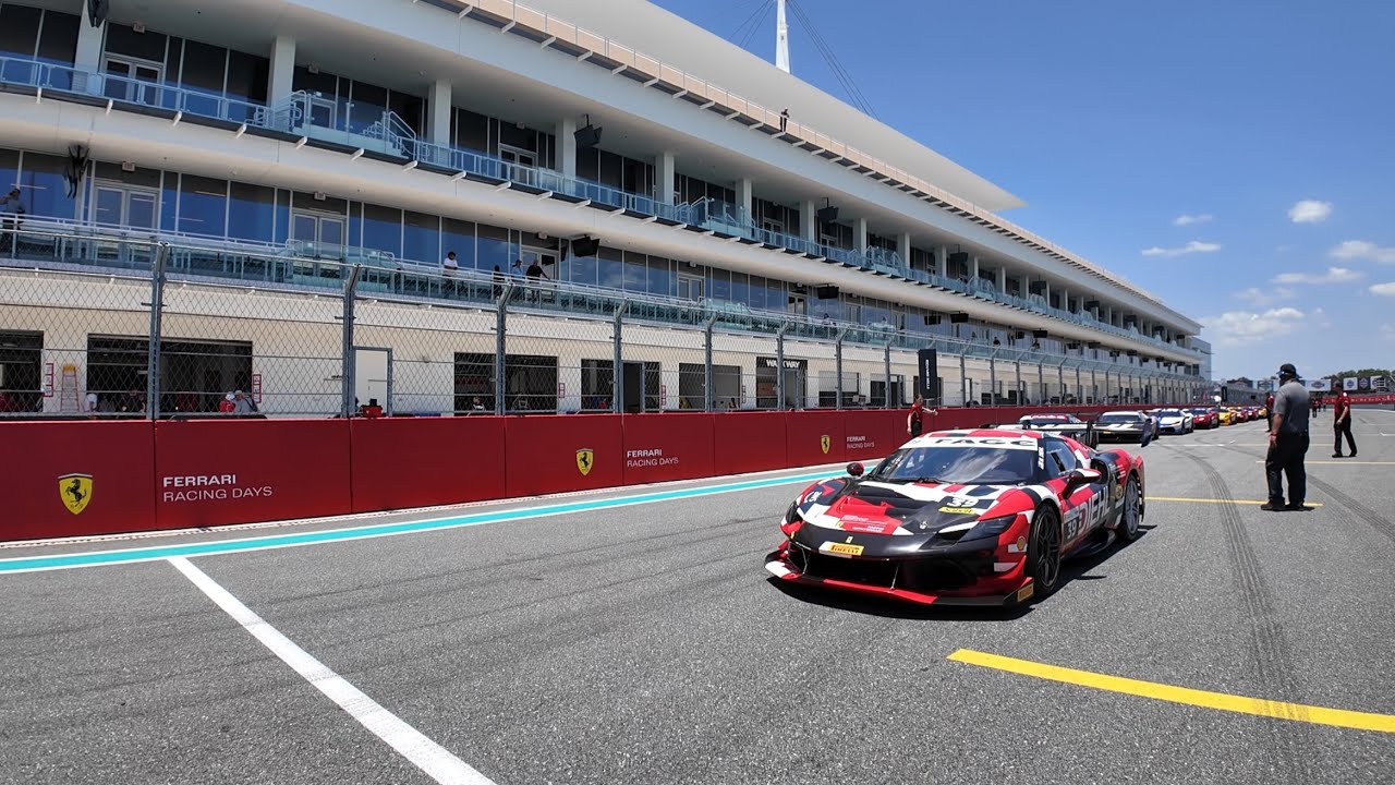 The Ferrari 488 Challenge & 296 Challenge are ready for battle at the Miami International Autodrome.