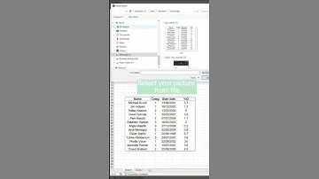How to copy data from a picture in excel #excelsheetcode #excel #exceltips #ytshorts #shorts