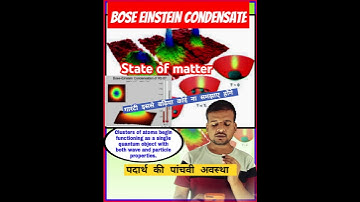 Bose einstein condensate kya hll what is bec ll fifth states of matter #BEC