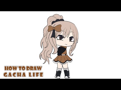 How to Draw Gacha Life Character | Step by step easy drawing tutorial
