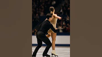 Patinaje sobre hielo realista #ia #ai #patinajeartisticosobrehielo #hielo #sports #olimpiadas