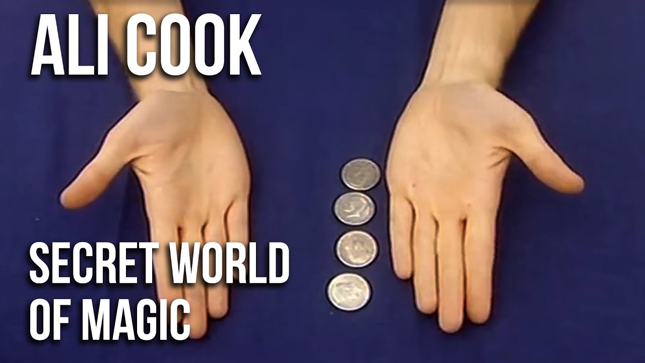 Coins Materialise Under His hands | Street Magic | Ali Cook - YouTube