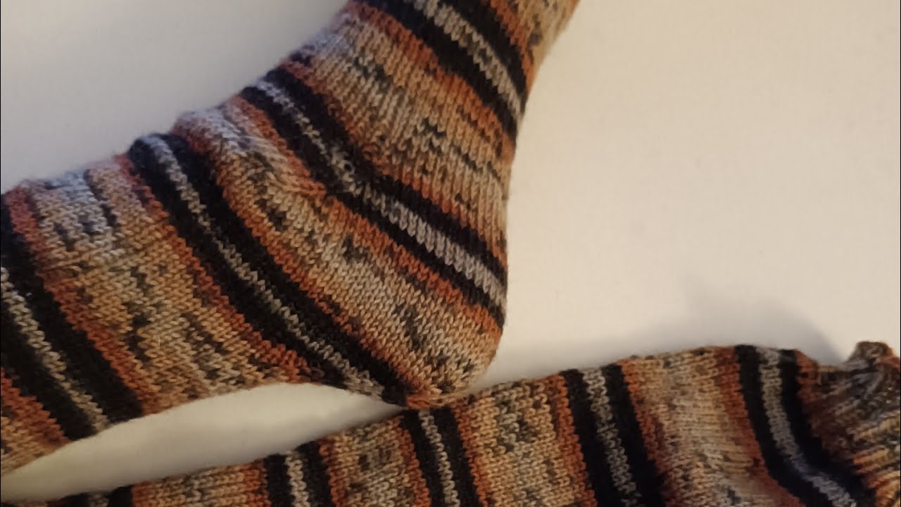 Toe-up Zunahmeferse - die einfachste Ferse der Welt von der Spitze aus gestrickt