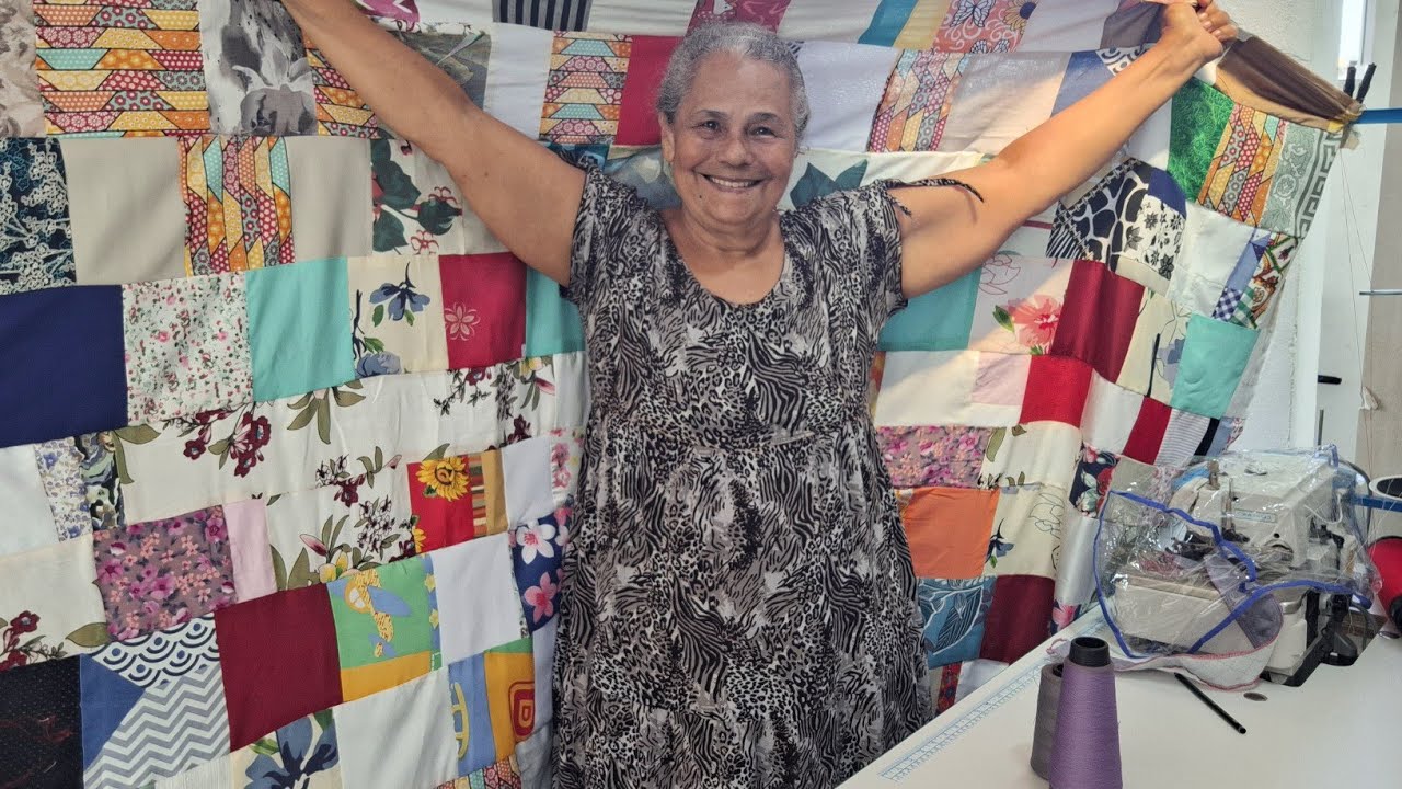 Emendando retalhos sem frescura ,e contando  umas Histórias kkk.