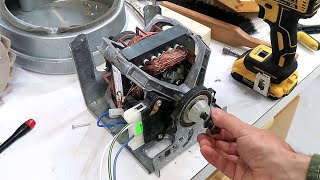 Wiring up and reusing a clothes dryer motor