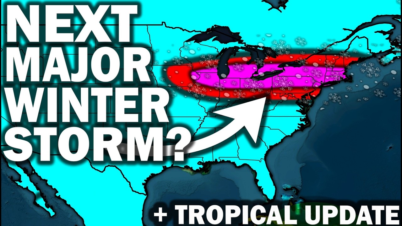 Next Major Snowstorm Early Next Week? Winter Storm Outlook, Tropical ...