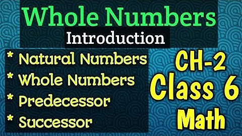 Math Class 6 | Whole Numbers- Introduction | Manisha Sengar - Doubt Free Classes
