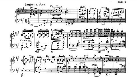 Beethoven-Liszt - Symphony 2 (II. Larghetto) - Cyprien Katsaris Piano