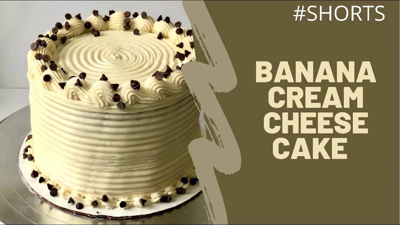 Banana Cake layers With Cream Cheese Frosting! - ZIBAKERIZ - YouTube