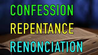 Video thumbnail of "JEÛNE DE DANIEL 1:CONFESSION,REPENTANCE,RENONCIATION"