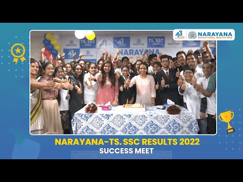 Narayana Schools Triumph in Telangana SSC-2022 Results | Success Meet