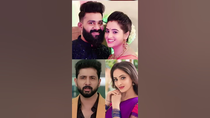 Karthigai Deepam Serial Real vs Reel Husband and Wife 🤍