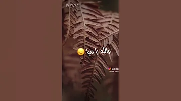 والله يا دنيا أنسينا 