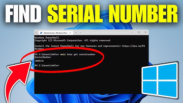 How To Find Laptop Serial Number in Windows 11