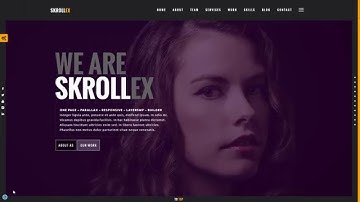 Skrollex WordPress Theme - Change Site Colors
