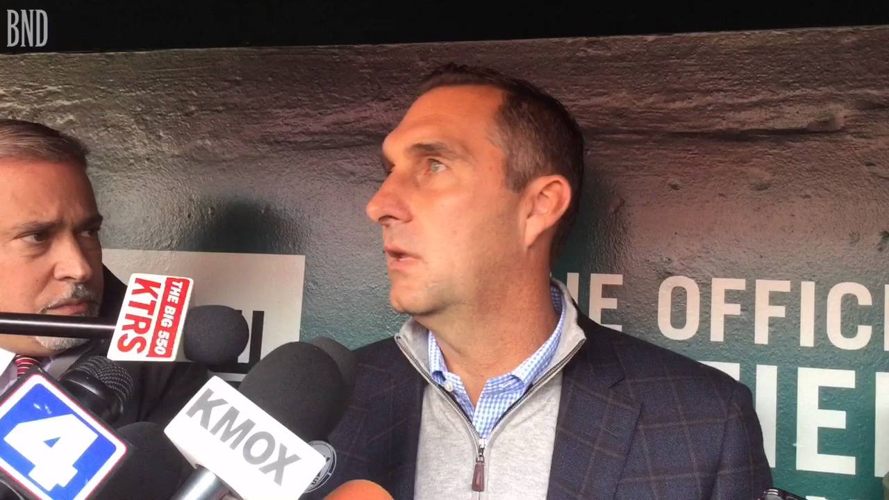 St. Louis Cardinals GM John Mozeliak on left fielder Matt Holliday - YouTube