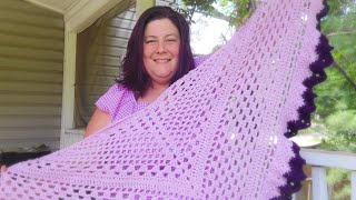 PYOW Phoenix Shawl tutorial, using Premier basix