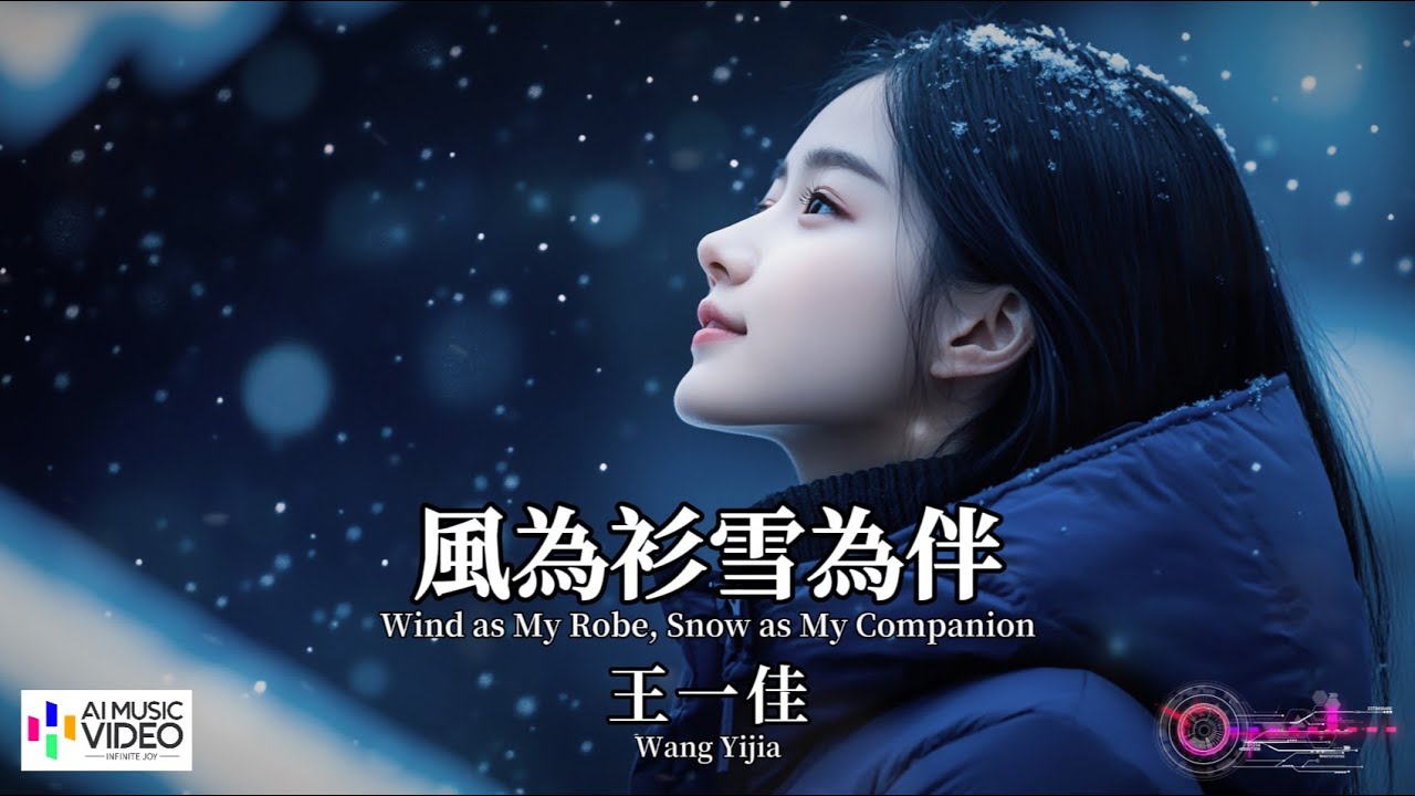 【高清MV】王一佳 - 風為衫雪為伴【Pinyin + Eng Sub | AI音樂視頻 | 繁體拼音英文動態字幕】Wang Yijia ...