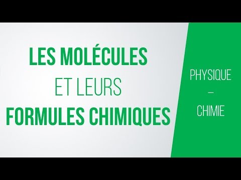 Vidéo: Quelles sont les molécules donner un exemple?
