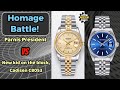 PARNIS VS CADISEN. DATEJUST HOMAGES! A duel of Datejusts', both great value, one is better!