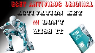 ESET NOD32 ANTIVIRUS free original activation license key