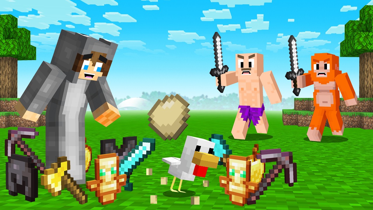 Minecraft Hunters vs Speedrunner, But One Item is Secretly OP...