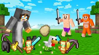 Minecraft Hunters vs Speedrunner, But One Item is Secretl...