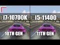 Intel Core i7-10700K vs Intel Core i5-11400 — Test in 10 Games! [1080p, 1440p]