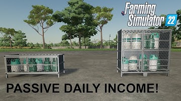 Gas Station With Daily Income - Farming Simulator 2022 [FS 22 LS 22 Building Mod] #farmingsimulator