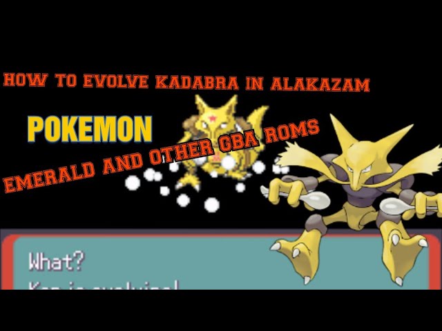 Anytime Transform Abra, Kadabra, and Poliwrath [Pokemon FireRed and  LeafGreen] [Mods]