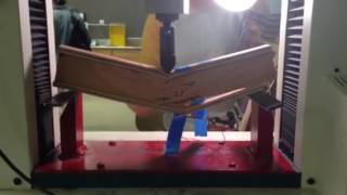 ARCE 224 experiment failure of timber beams 2 Failure Of Glued Solid Timber Beam Gst Under Flexion