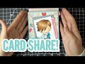 A Quick Card Share | Cards I Made This Week w/ Copics, Stampin&#39; UP, &amp; New Color Combos!!