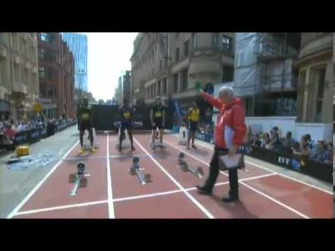 2013 Manchester Great City Games men 150m dash