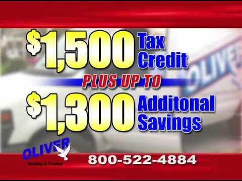 "How to Earn an HVAC Tax Credit" from Oliver Heating & Cooling - YouTube