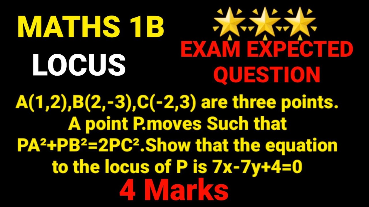 locus sums in telugu|locus important sums|locus important questions ...