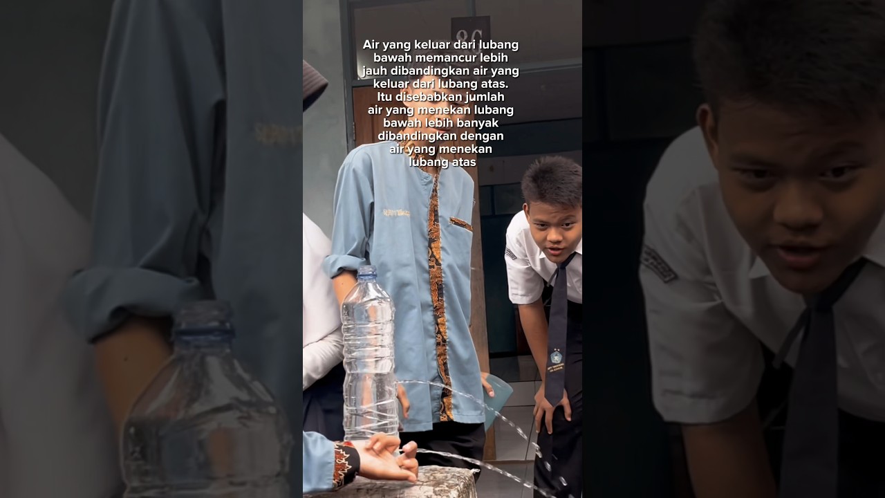 Percobaan ipa tekanan zat cair 