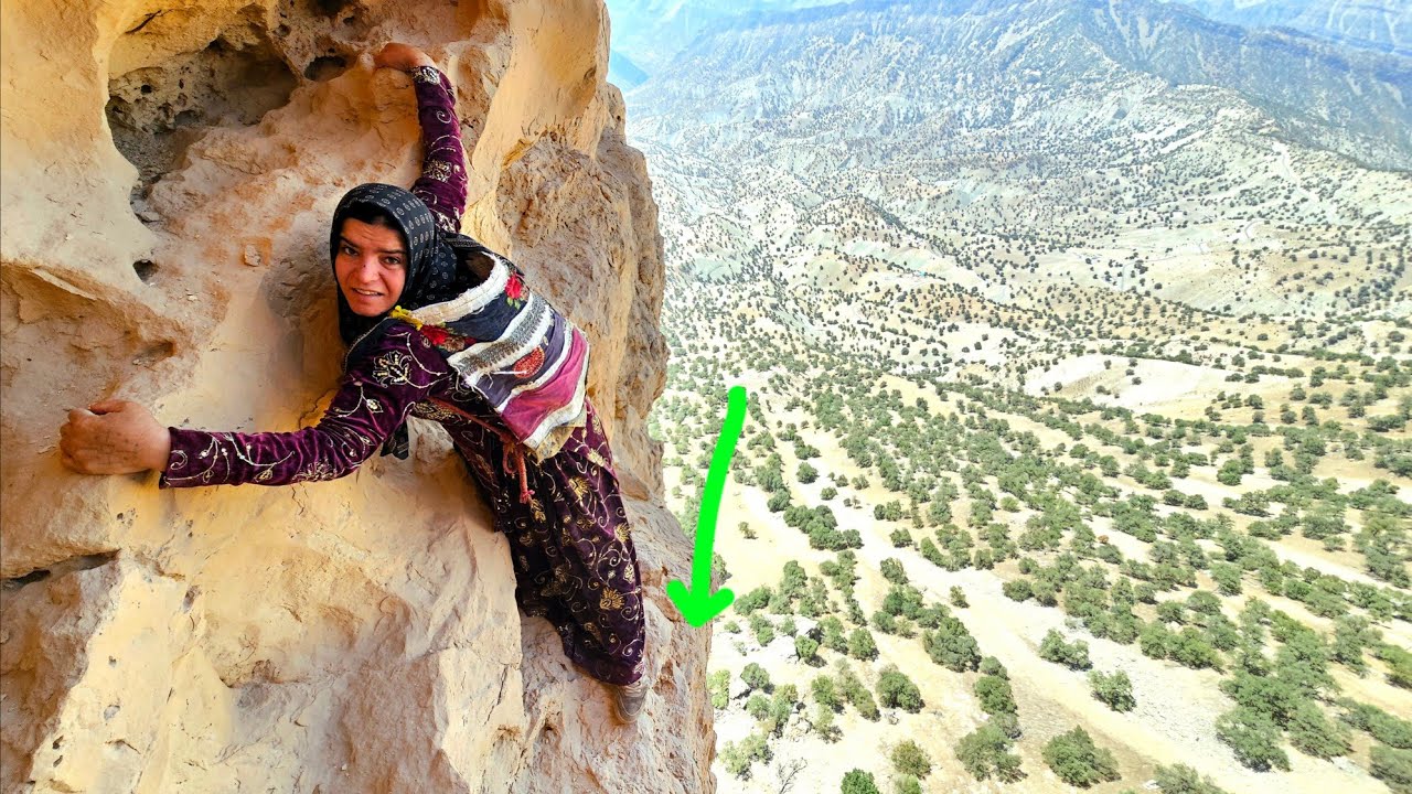 🐑⛰️The suspenseful story of searching for the lost sheep: Kulthum's tragic and dangerous journey🪵🔥