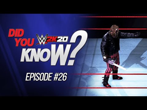 WWE 2K20 Did You Know?: Use Chainsaw, MyPlayer Exports, New Tag Finishers & More! (Episode 26)