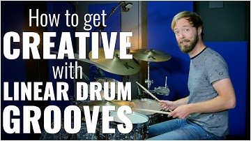 Get Creative with Linear Drum Grooves // Drum Lesson w/ DrummerMartijn
